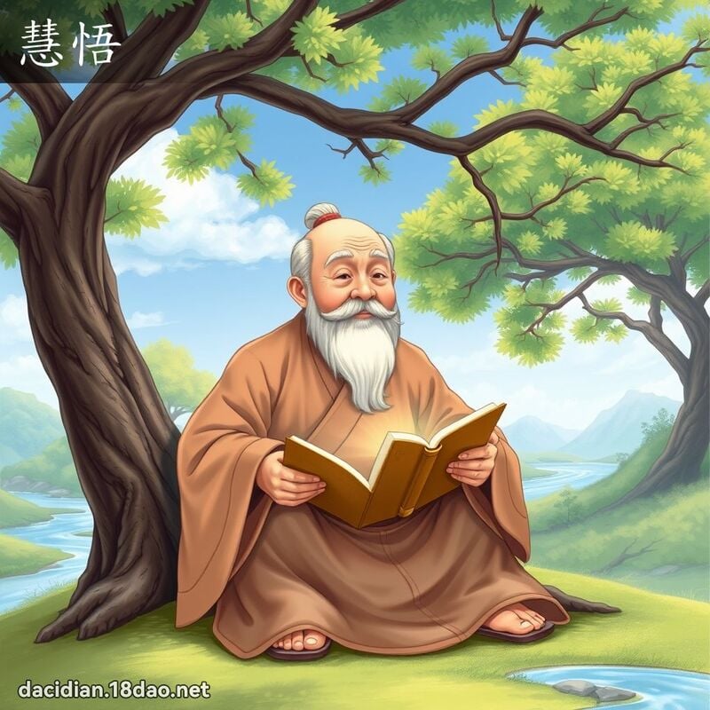 慧悟 - 国语大辞典配图