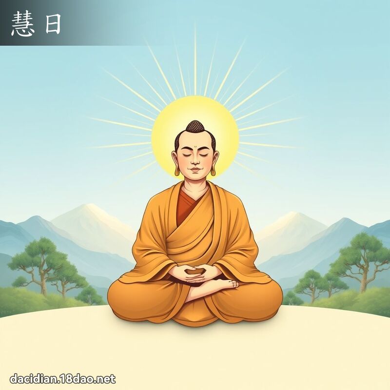 慧日 - 國語大辭典配圖