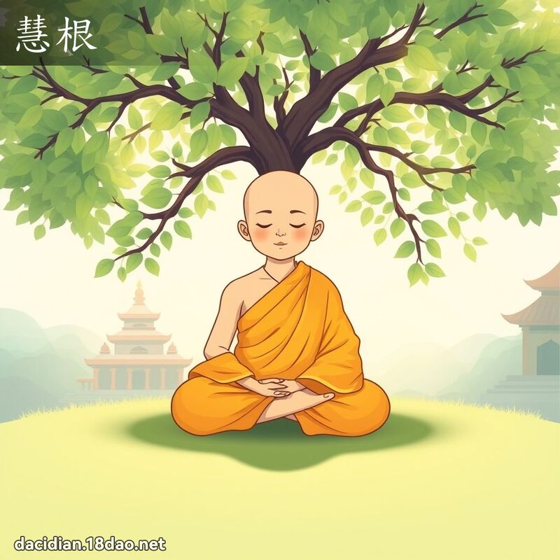 慧根 - 國語大辭典配圖