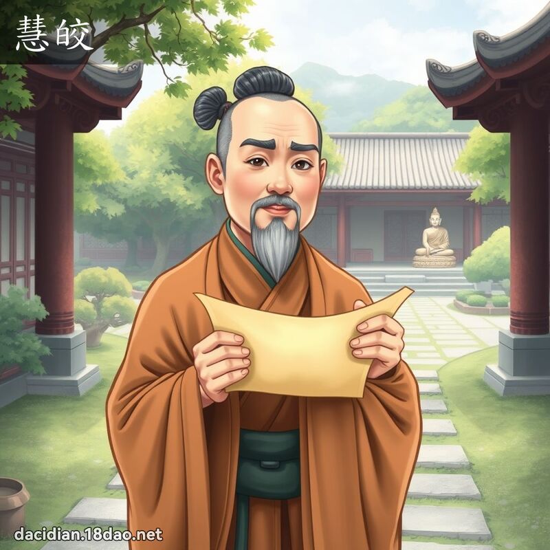 慧皎 - 國語大辭典配圖