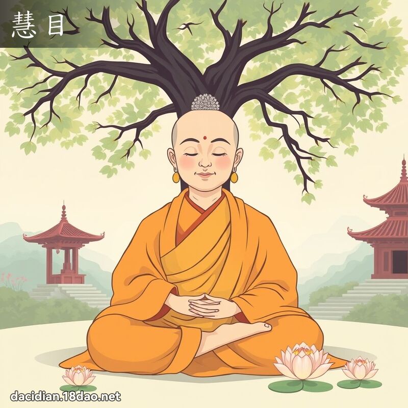 慧目 - 國語大辭典配圖
