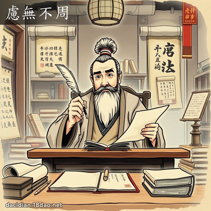 慮無不周 - 國語大辭典配圖