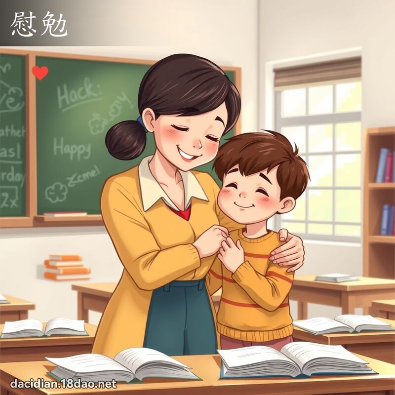 慰勉 - 國語大辭典配圖