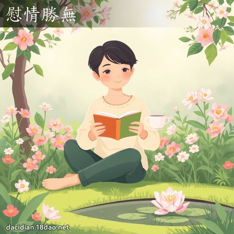 慰情胜无 - 国语大辞典配图