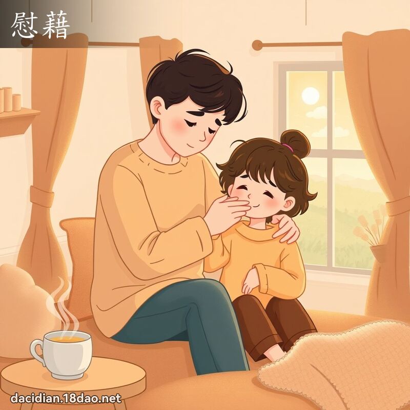 慰藉 - 國語大辭典配圖