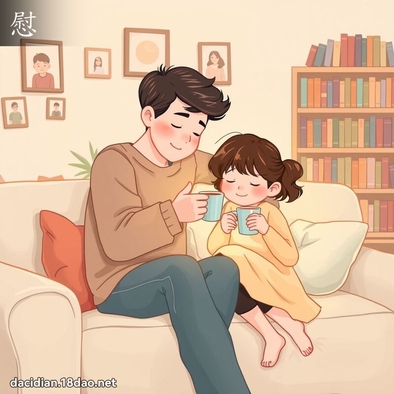 慰 - 國語大辭典配圖