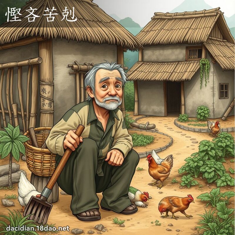 慳吝苦剋 - 国语大辞典配图