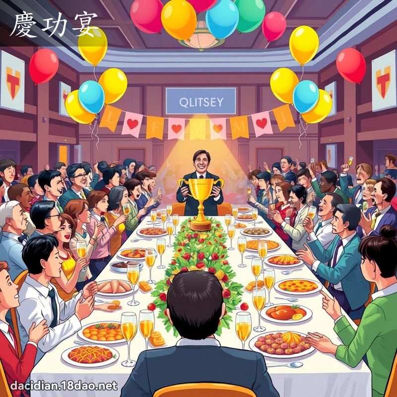 庆功宴 - 国语大辞典配图