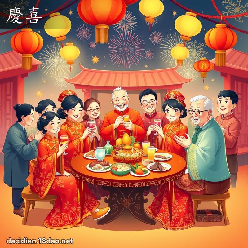 慶喜 - 國語大辭典配圖