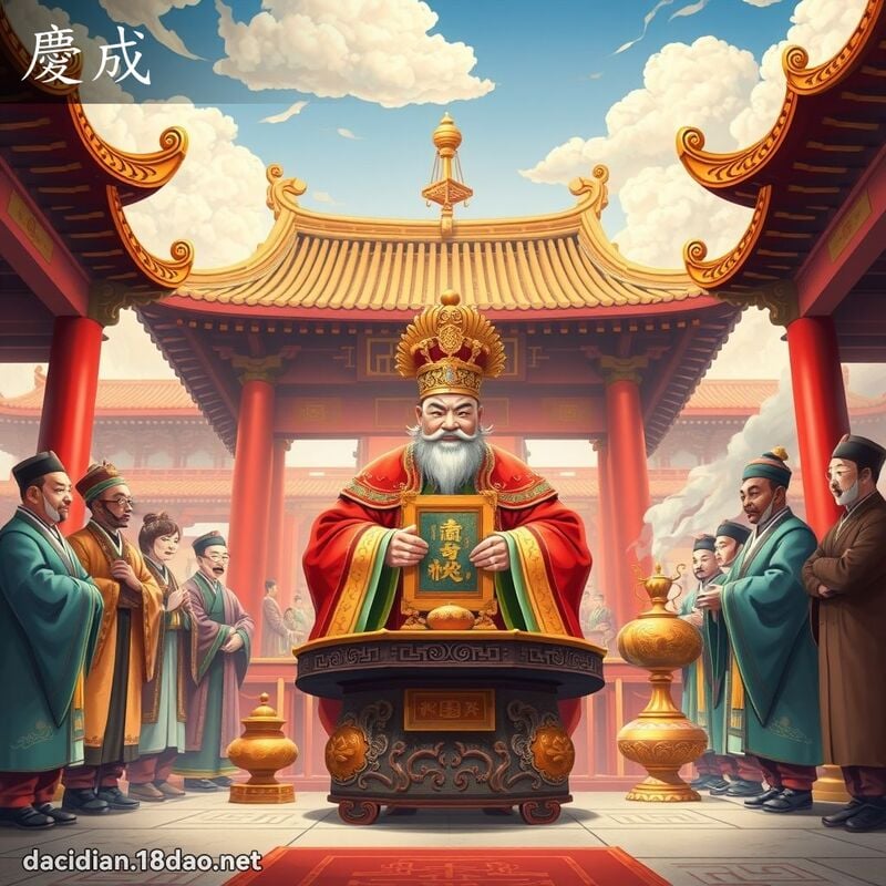 庆成 - 国语大辞典配图