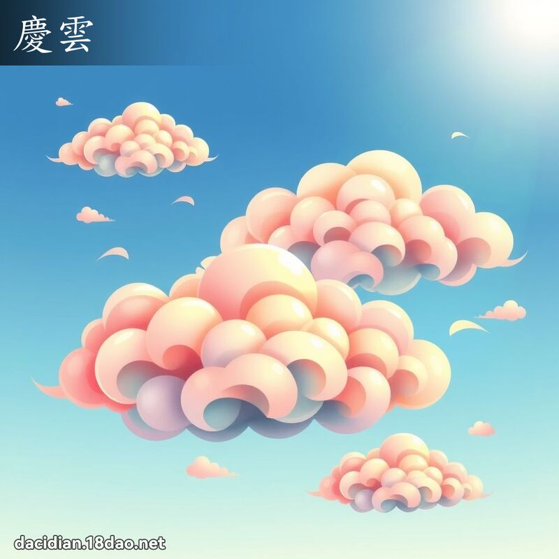 慶雲 - 國語大辭典配圖