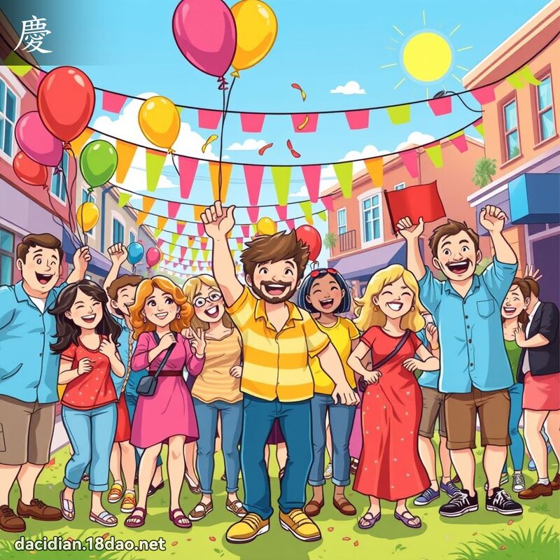 慶 - 國語大辭典配圖