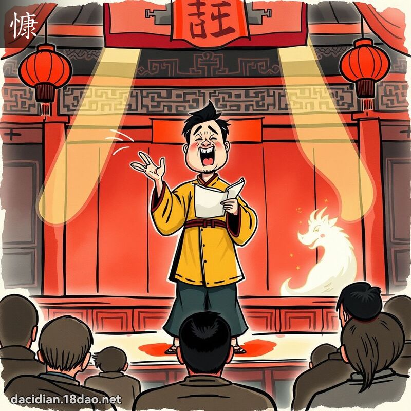 汉字: 慷 (多音字)