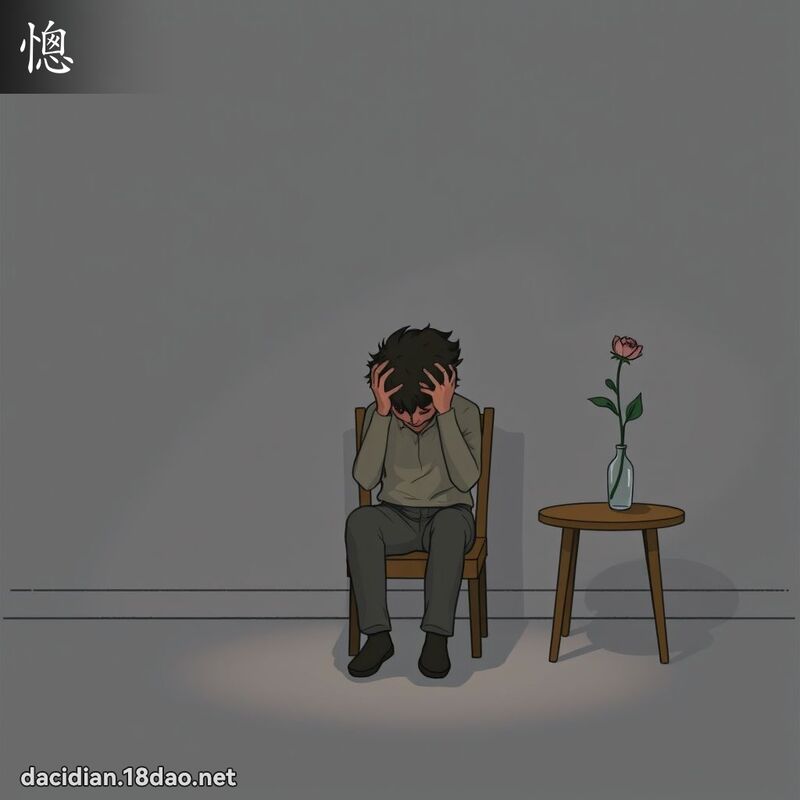 憁 - 国语大辞典配图
