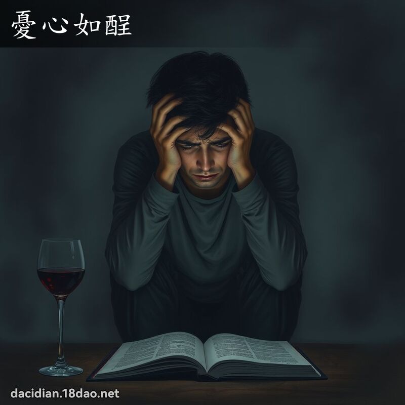 忧心如酲 - 国语大辞典配图