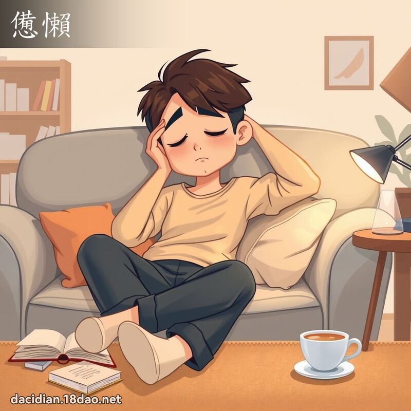 憊懶 - 國語大辭典配圖