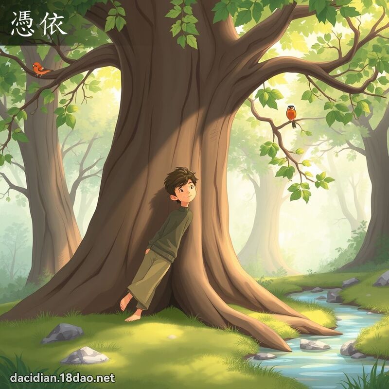 凭依 - 国语大辞典配图
