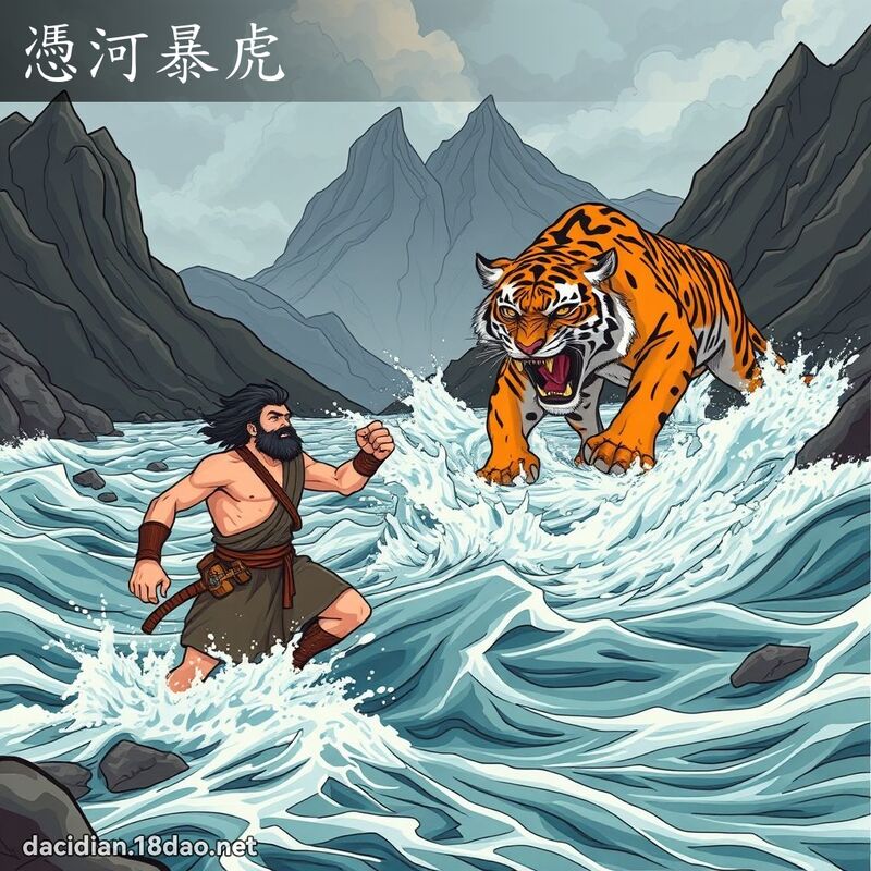 憑河暴虎 - 國語大辭典配圖