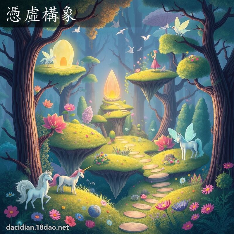 凭虚构象 - 国语大辞典配图