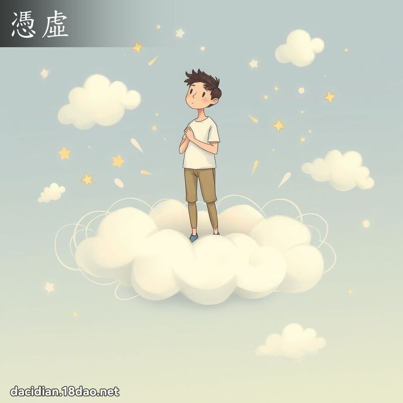 凭虚 - 国语大辞典配图