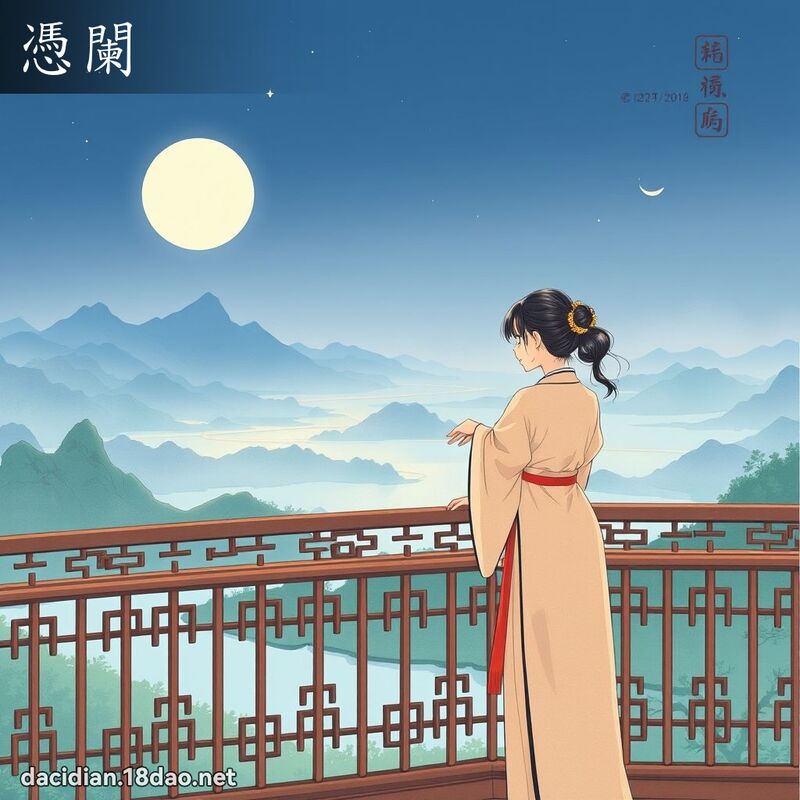 凭阑 - 国语大辞典配图