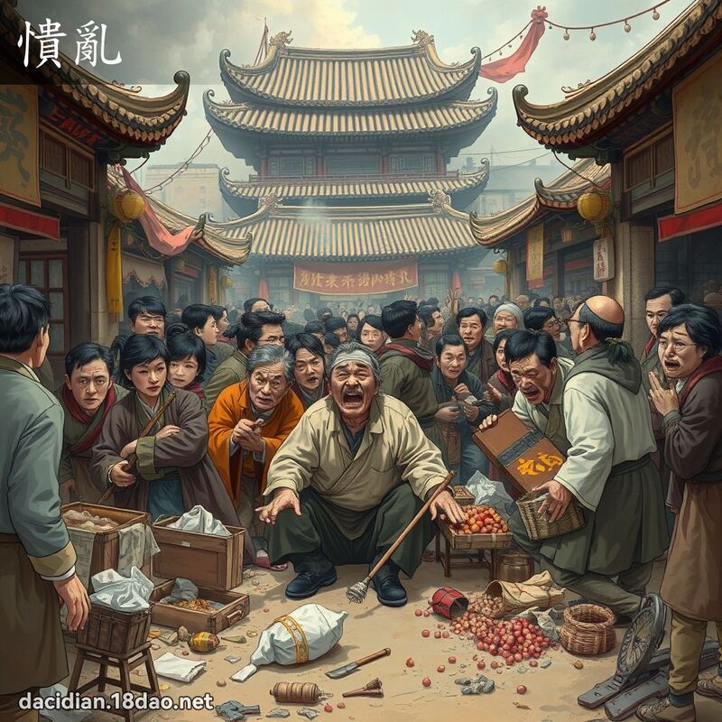 憒亂 - 國語大辭典配圖
