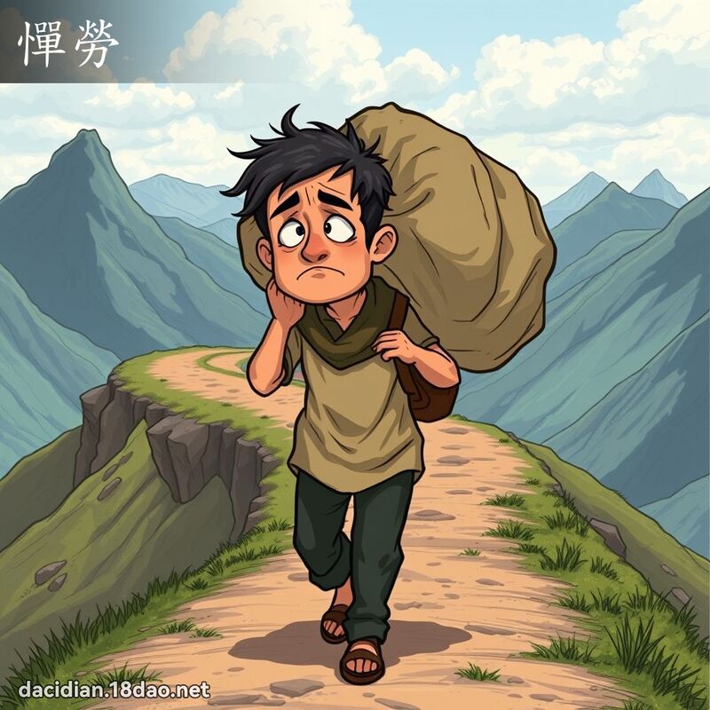 憚勞 - 國語大辭典配圖