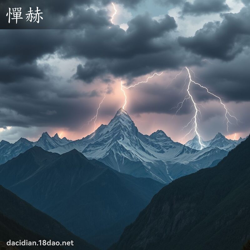 憚赫 - 國語大辭典配圖