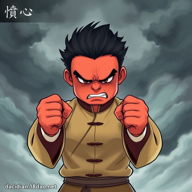 憤心 - 國語大辭典配圖