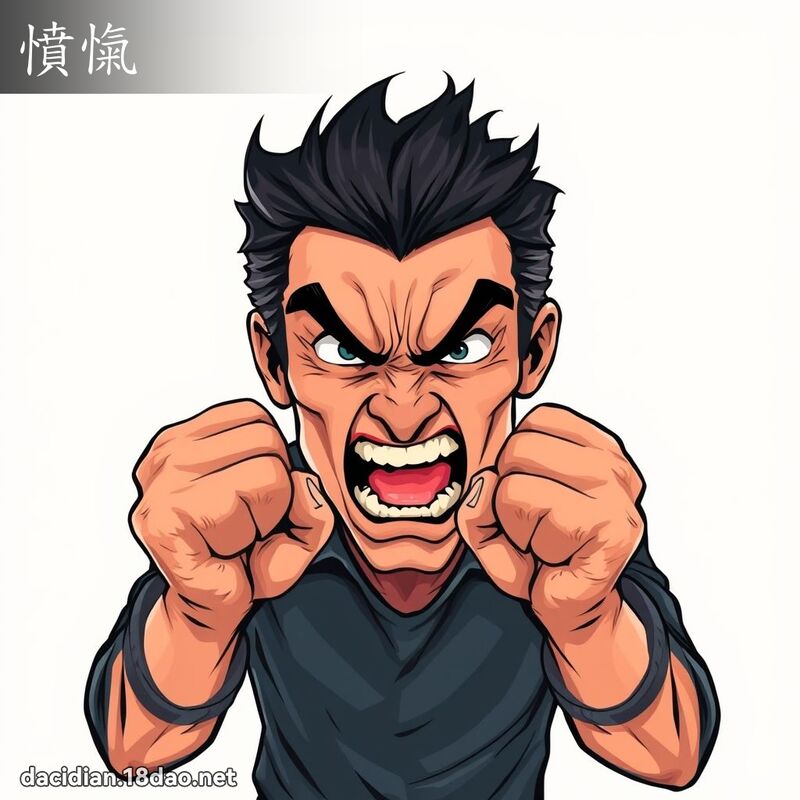 愤愾 - 国语大辞典配图