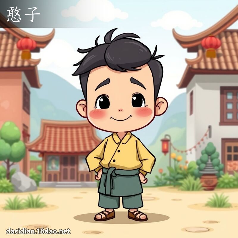 憨子 - 国语大辞典配图
