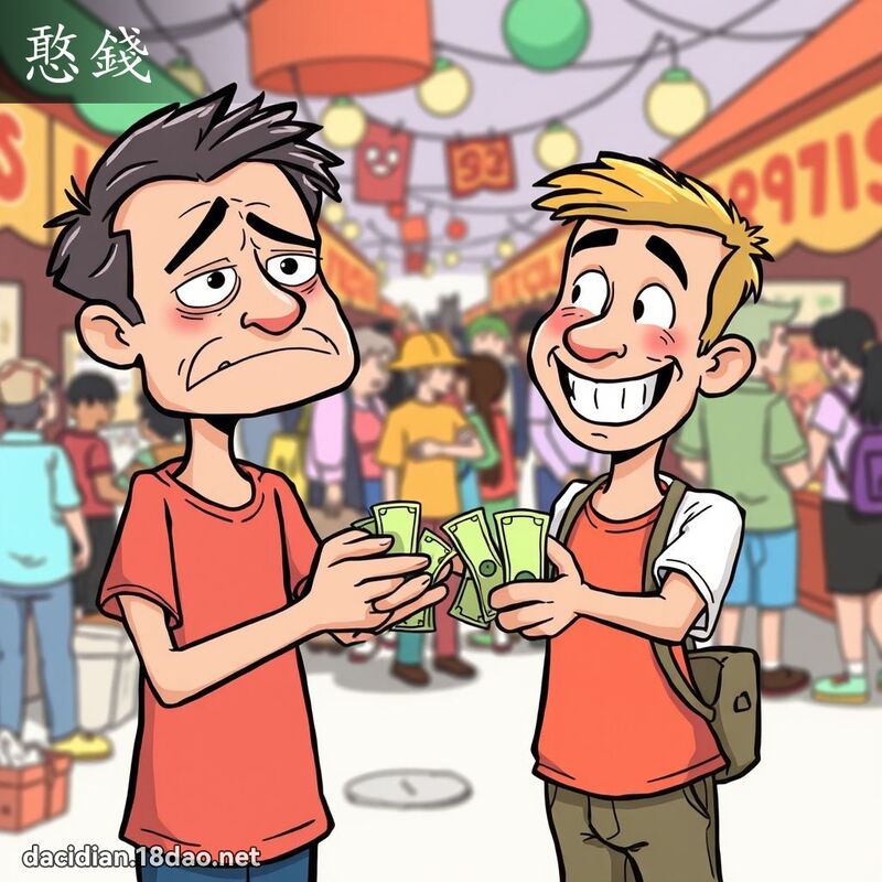 憨錢 - 國語大辭典配圖