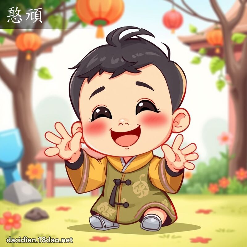 憨頑 - 國語大辭典配圖