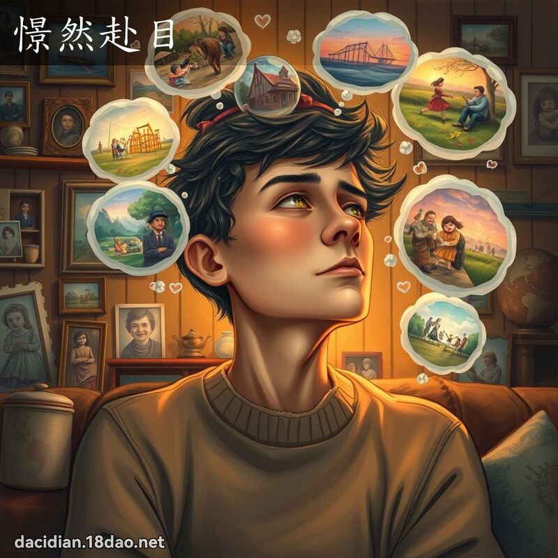 憬然赴目 - 国语大辞典配图
