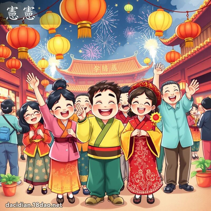 憲憲 - 國語大辭典配圖