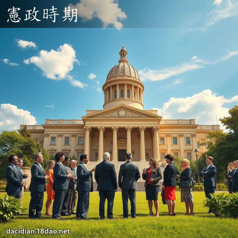 宪政时期 - 国语大辞典配图