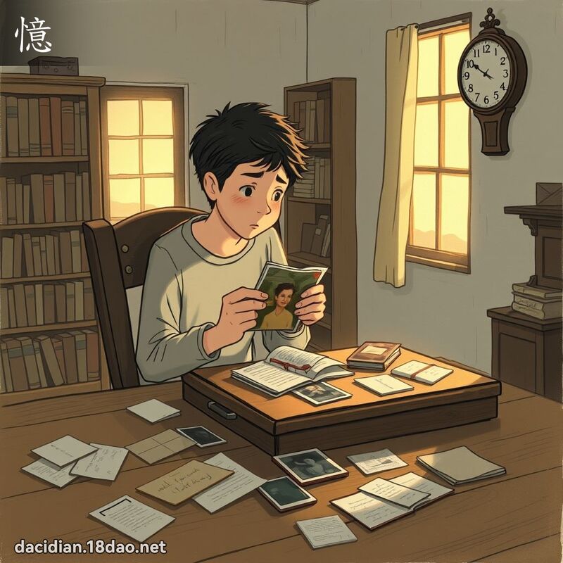 憶 - 國語大辭典配圖