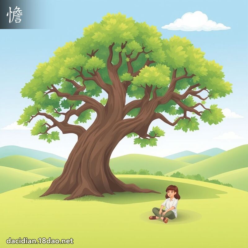憺 - 國語大辭典配圖