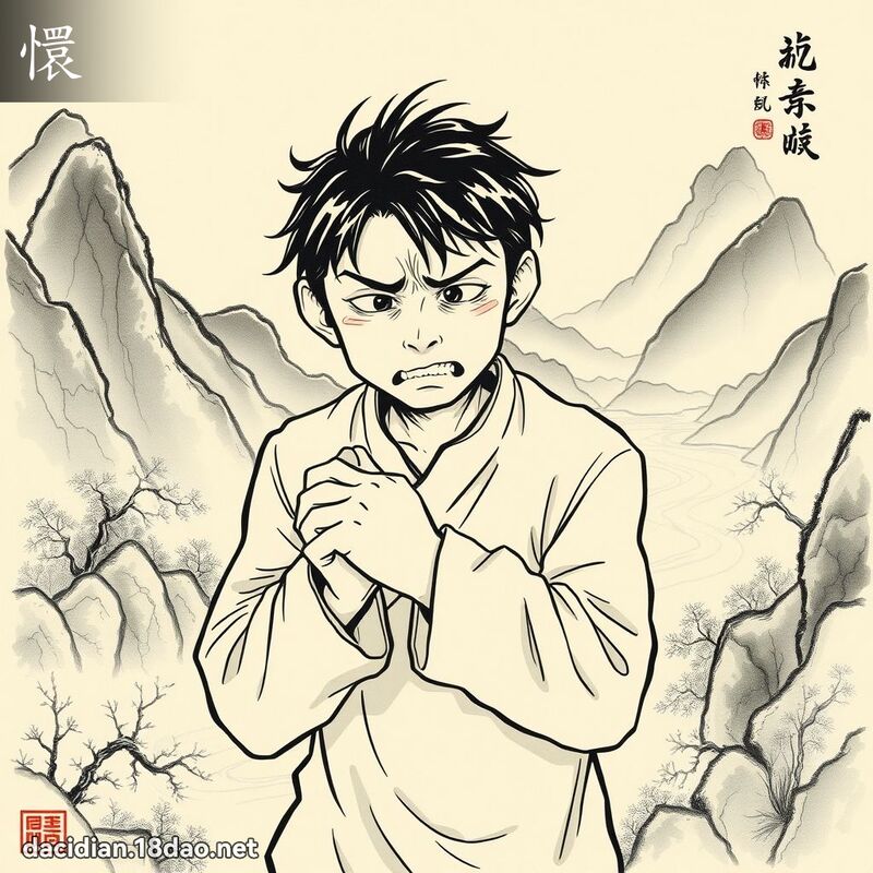 懁 - 國語大辭典配圖