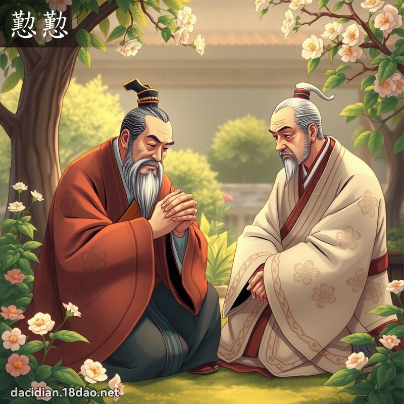 懃懃 - 國語大辭典配圖