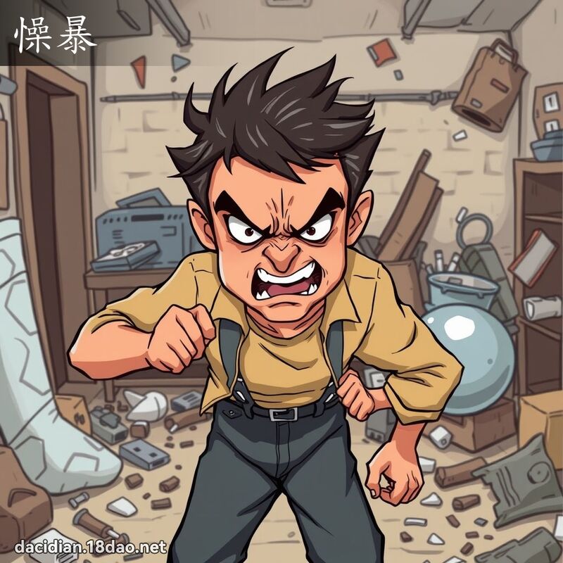 懆暴 - 國語大辭典配圖