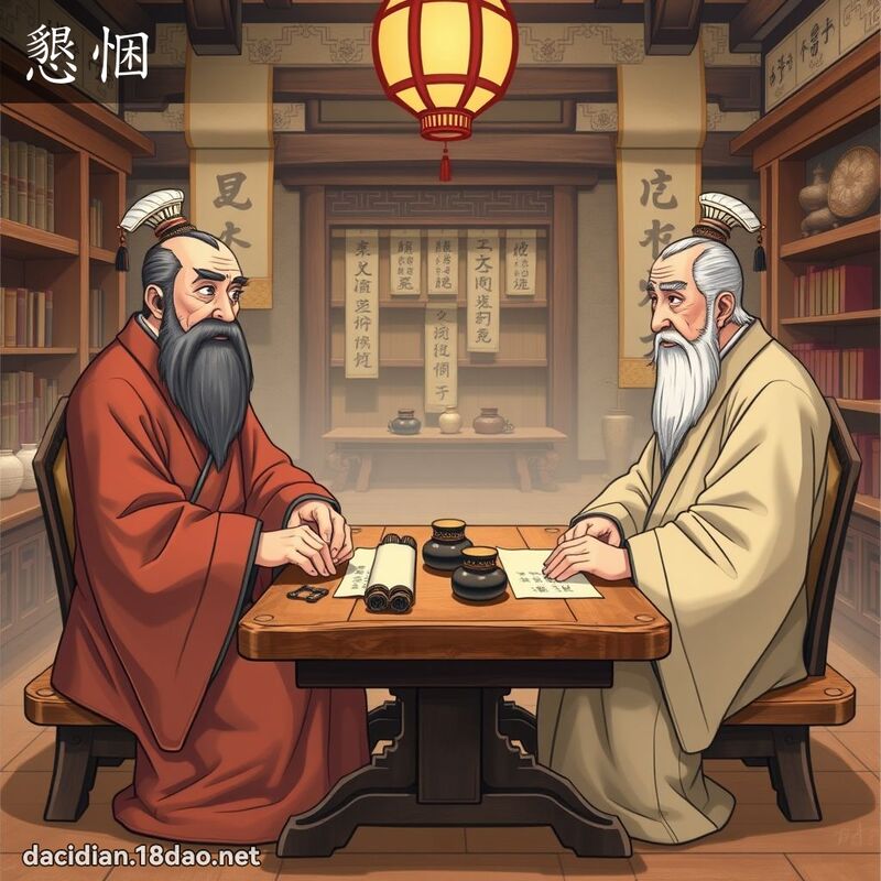 恳悃 - 国语大辞典配图