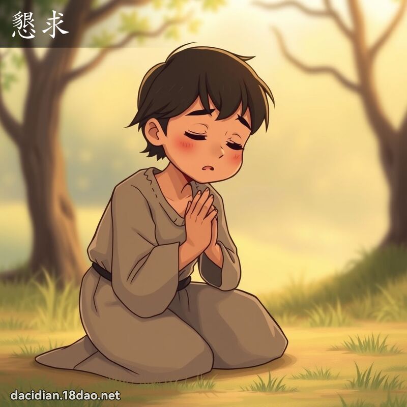 懇求 - 國語大辭典配圖