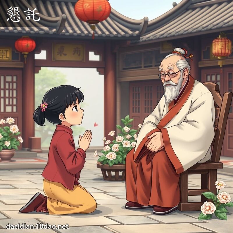 恳託 - 国语大辞典配图
