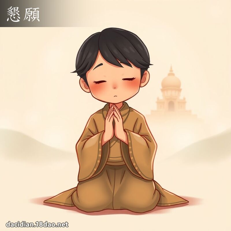 恳愿 - 国语大辞典配图