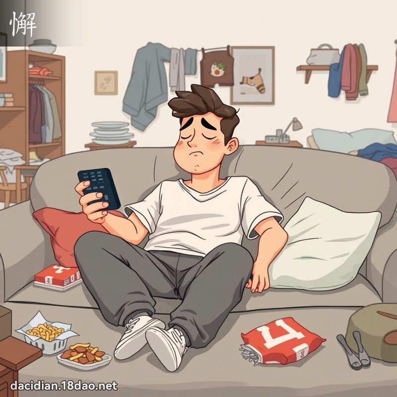 懈 - 国语大辞典配图