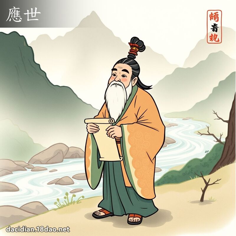 应世 - 国语大辞典配图