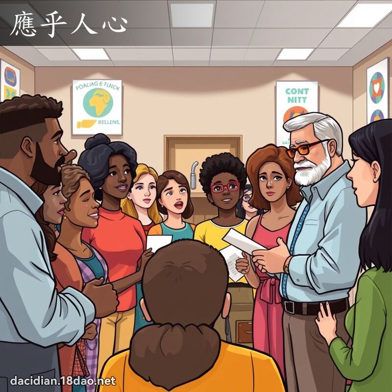 應乎人心 - 國語大辭典配圖