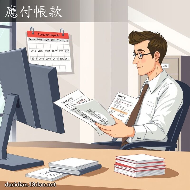 應付帳款 - 國語大辭典配圖