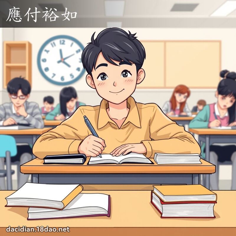 應付裕如 - 國語大辭典配圖
